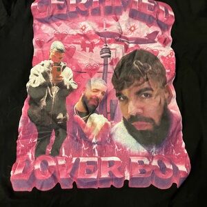 Drake Certified Lover Boy Black Tee Graphic,